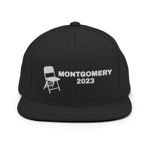 The Montgomery Brawl of 2023 Folding Chair Black Snapback Hat
