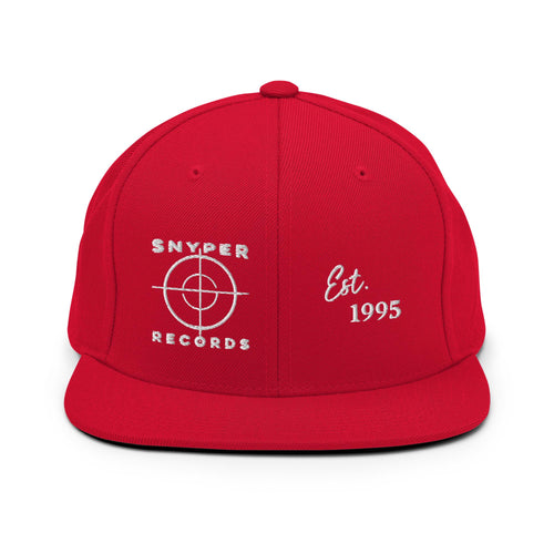 Snyper Records (Series 1) Classic Hip-Hop Red Snapback