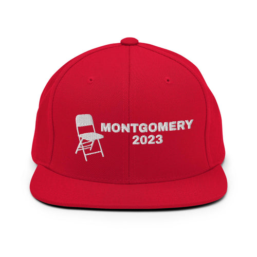 The Montgomery Brawl of 2023 Folding Chair Red Snapback Hat