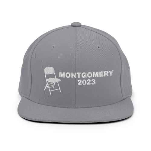 The Montgomery Brawl of 2023 Folding Chair Silver Snapback Hat