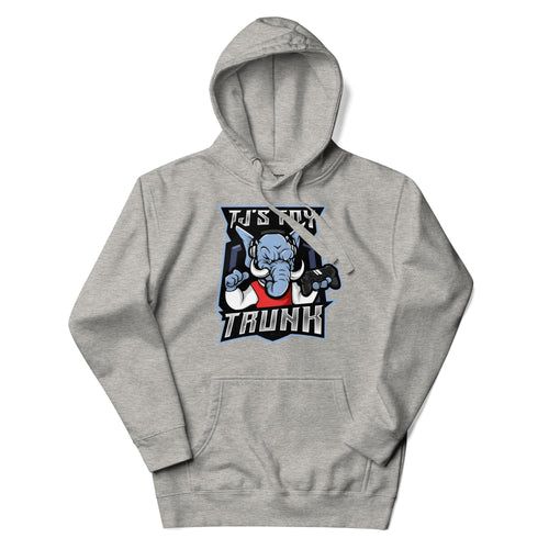 TJ's Toy Trunk Channel Logo Adults Unisex Carbon Gery Hoodie