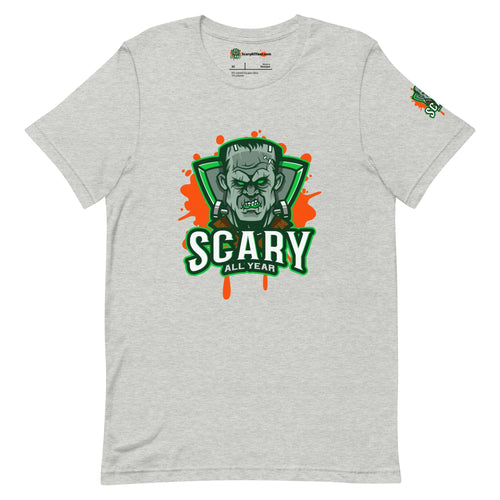Scary All Year Logo Adults Unisex Athletic Heather T-Shirt