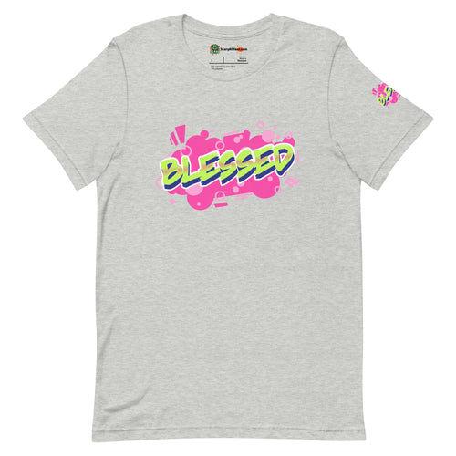 Blessed, bright inspirational Adults Unisex Athletic Heather T-Shirt