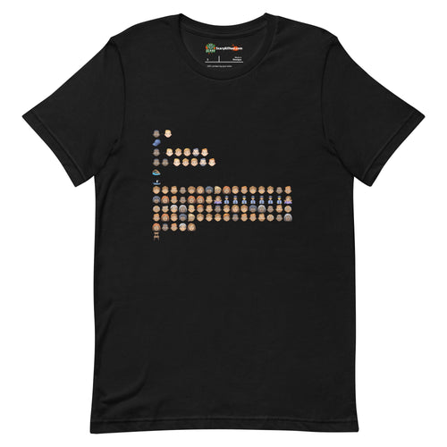 The Montgomery Brawl, Emoji Storyline Adults Unisex Black T-Shirt