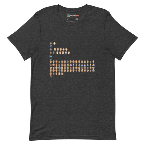 The Montgomery Brawl, Emoji Storyline Adults Unisex Dark Grey Heather T-Shirt