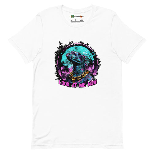 Look At Me Now, Brute Villain Lizard Character Adults Unisex White T-Shirt