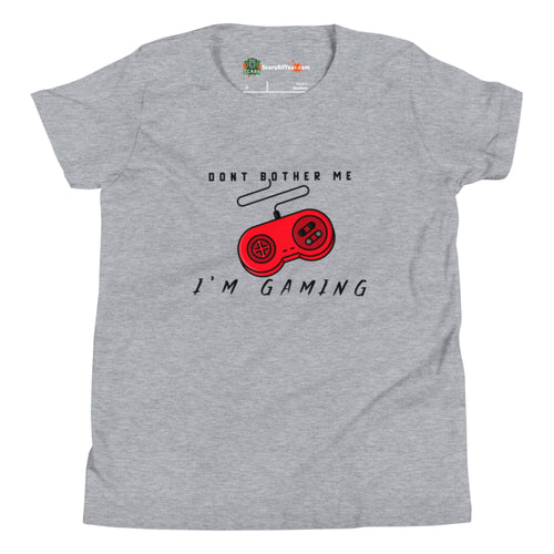 Don't Bother Me I'm Gaming, Retro Video Gaming Kids Unisex Athletic Heather T-Shirt