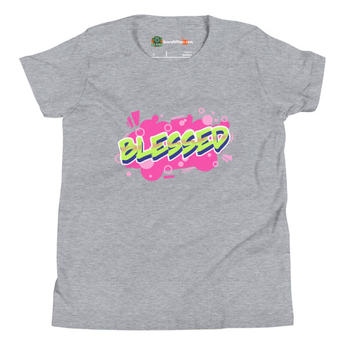 Blessed, bright inspirational Kids Unisex Athletic Heather T-Shirt