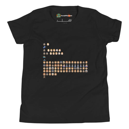 The Montgomery Brawl, Emoji Storyline Kids Unisex Black T-Shirt