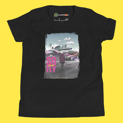 So Fly By Nice Album Art Kids Unisex Black T-Shirt