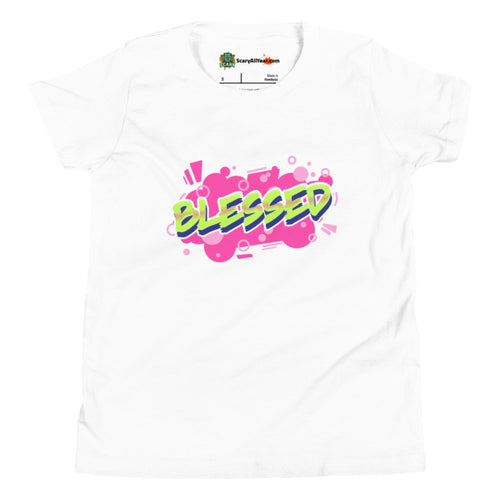 Blessed, bright inspirational Kids Unisex White T-Shirt