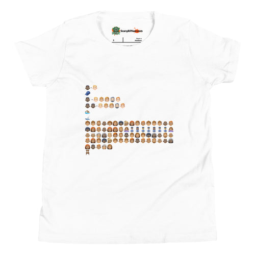 The Montgomery Brawl, Emoji Storyline Kids Unisex White T-Shirt